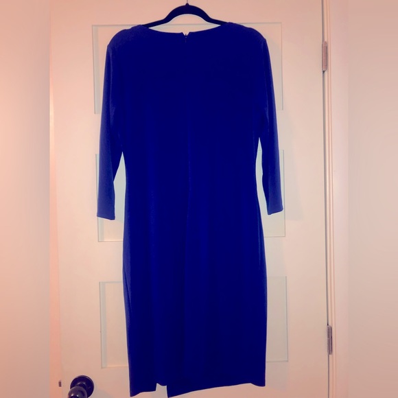 Cobalt blue INC International Concepts dress from Hudson Bay in size L. - Picture 3 of 3